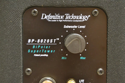 Definitive Technology BP-8020ST Speakers w/built-in subwoofer * Fully Serviced