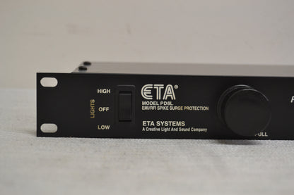 ETA Systems Model PD8L EMI/RFI Spike Surge Protection * Power Distributor * Fully Serviced