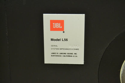JBL L56 Speakers * Original Boxes * Mint Condition