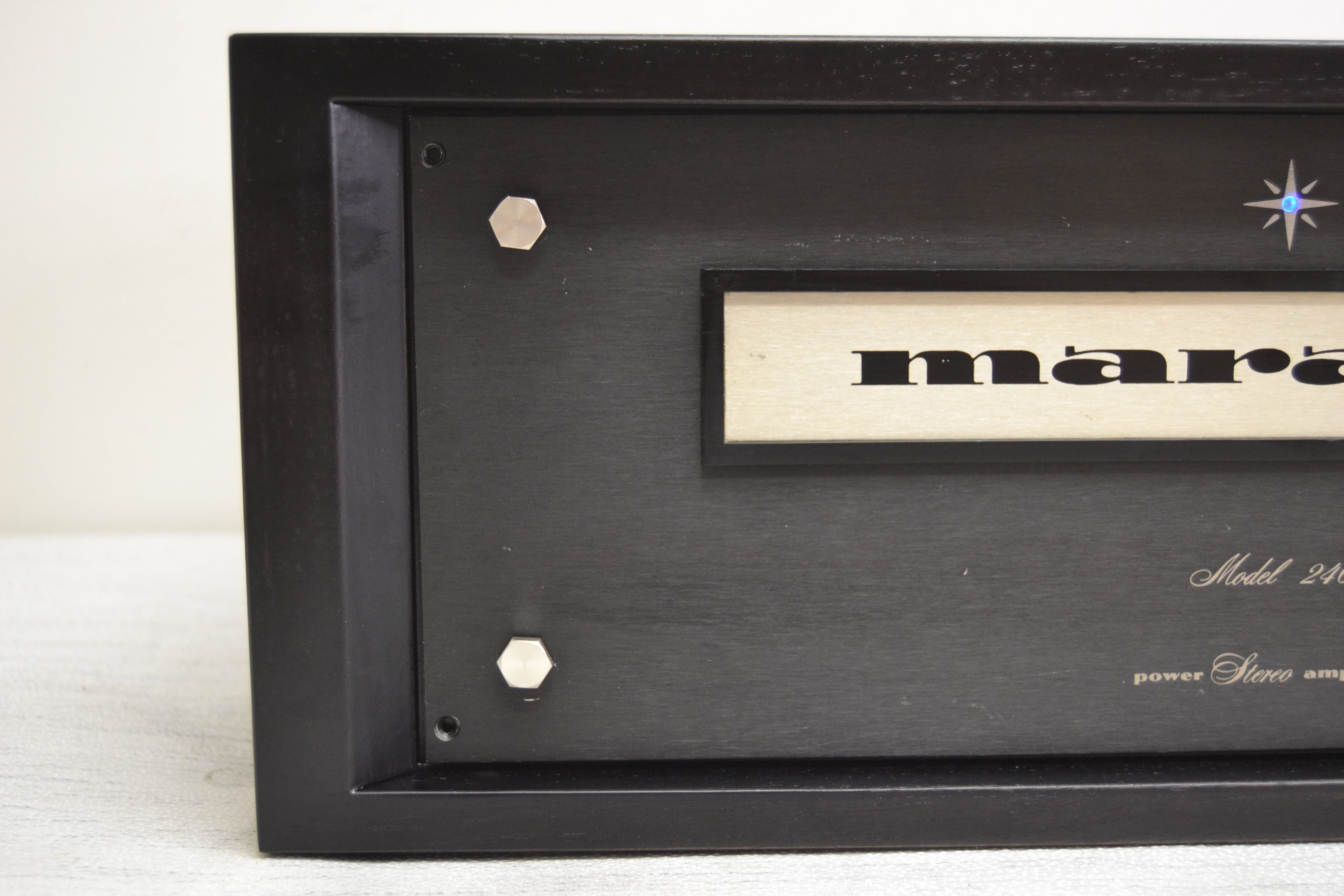 Marantz 240 Stereo Power Amplifier * Fully Serviced * Recapped * NEW Heiukko Solid Wood Case