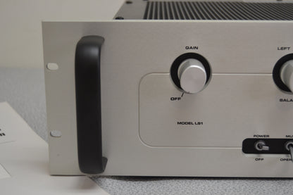 Audio Research LS1 Hybrid Stereo Preamplifier * 1989 * Manual