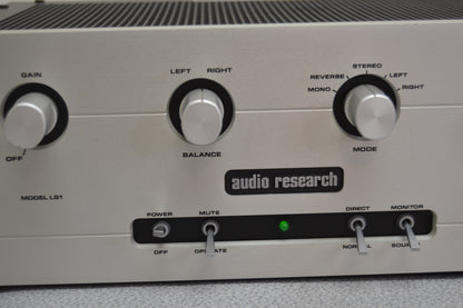 Audio Research LS1 Hybrid Stereo Preamplifier * 1989 * Manual