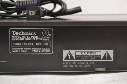 Technics SL-P220 Single CD Player * Fully Serviced
