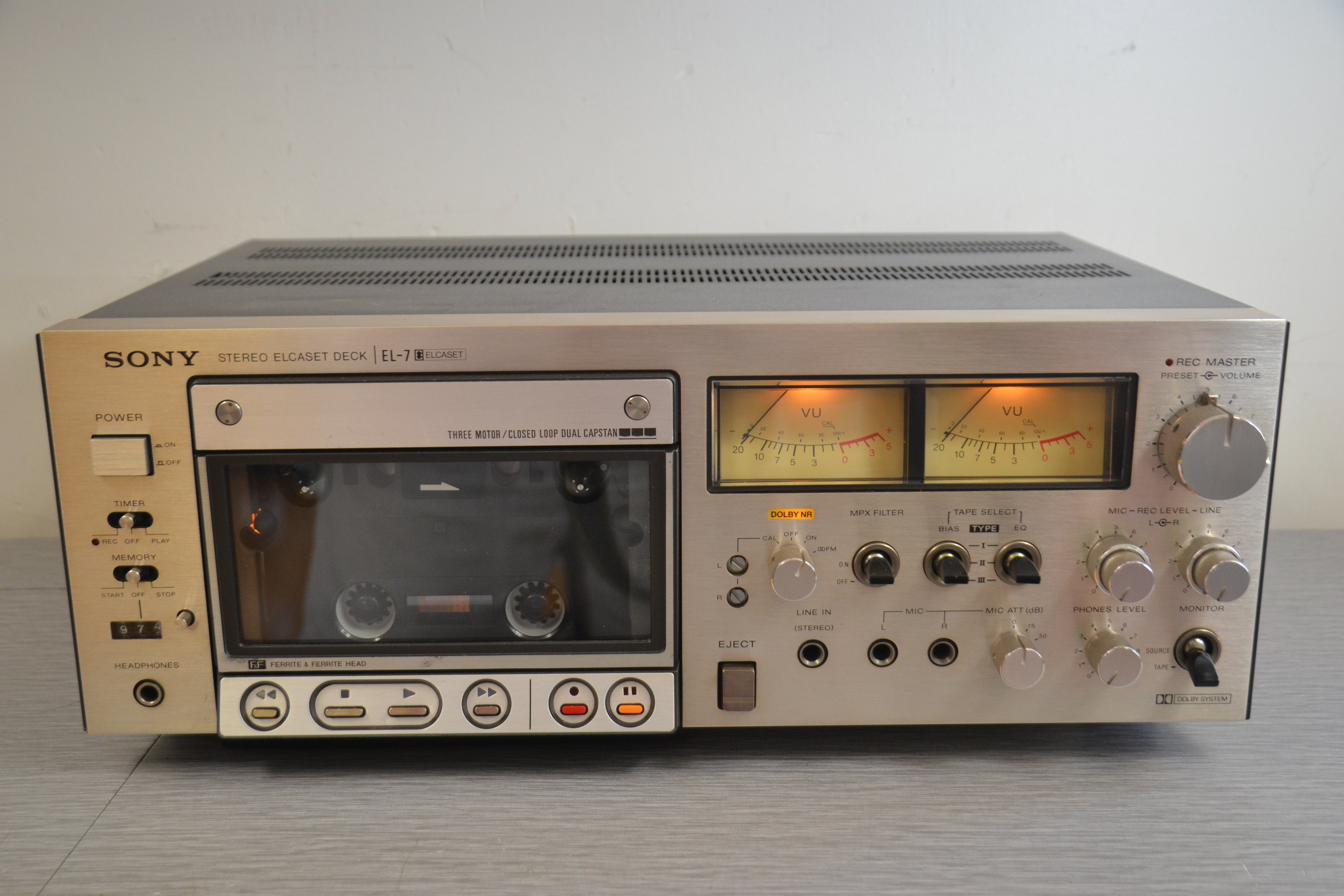Lo-D エルカセットデッキ D-9000（SONY EL-7 OEM品）＋α SONY EL-7