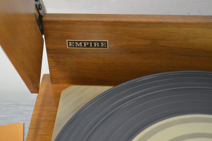 Empire 598 Troubador Classic Belt-Drive Transcription Turntable * Empire Cartridge