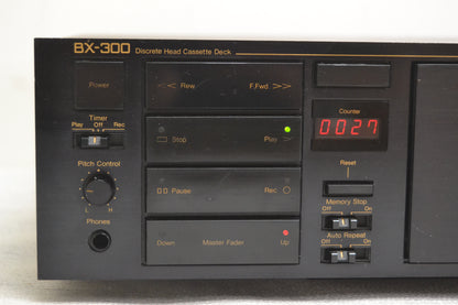 Nakamichi BX-300 Stereo Cassette Deck * 3 Heads * Fully Serviced * New Belts