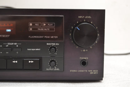 Denon DR-M11 Single Cassette Deck 8 Fully Serviced * New Belts