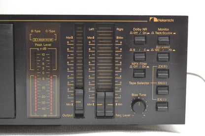 Nakamichi BX-300 Stereo Cassette Deck * 3 Heads * Fully Serviced * New Belts