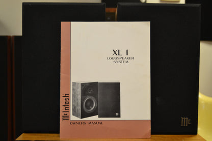 McIntosh XL-1 Speaker System & XL-1W Subwoofer * Manual