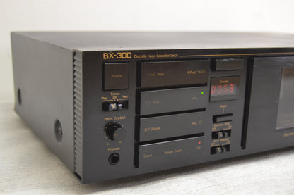 Nakamichi BX-300 Stereo Cassette Deck * 3 Heads * Fully Serviced * New Belts
