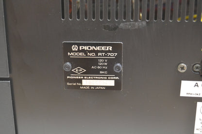 Pioneer RT-707 Reel to Reel Deck * MINT! * Original Box * OEM Reel * Fully Serviced *