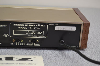 Marantz AT-6 Audio Digital Timer * Manual *