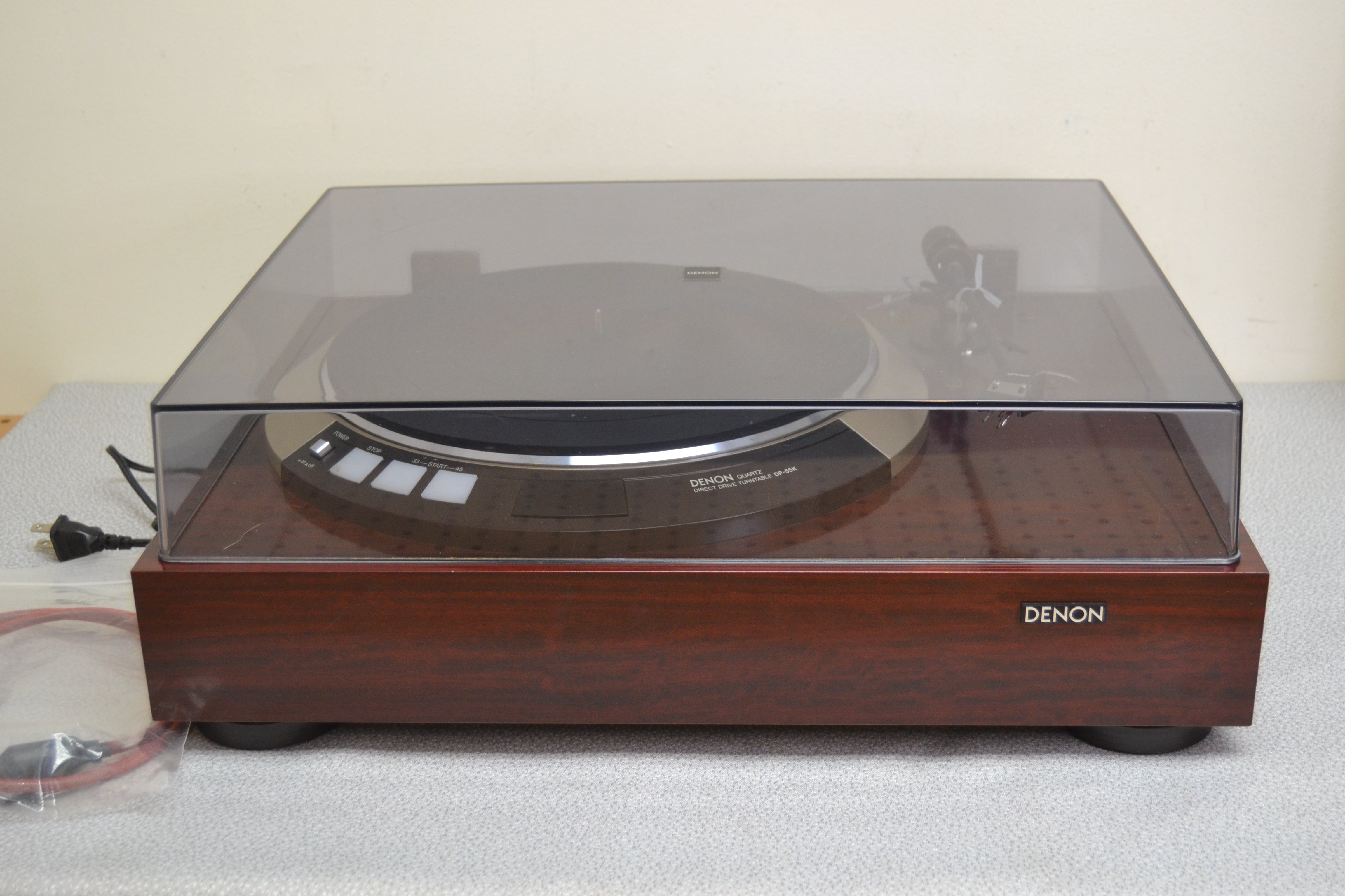 Denon DP-55K Servo-Controlled Direct Drive Turntable with Grace Tonearm