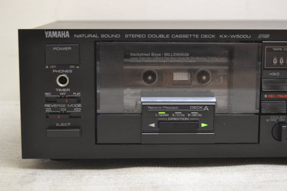 Yamaha KX-W500U Double Cassette Deck * Fully Serviced * New Belts