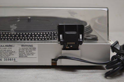 Realistic Lab 430 Turntable * Fully Serviced * Box