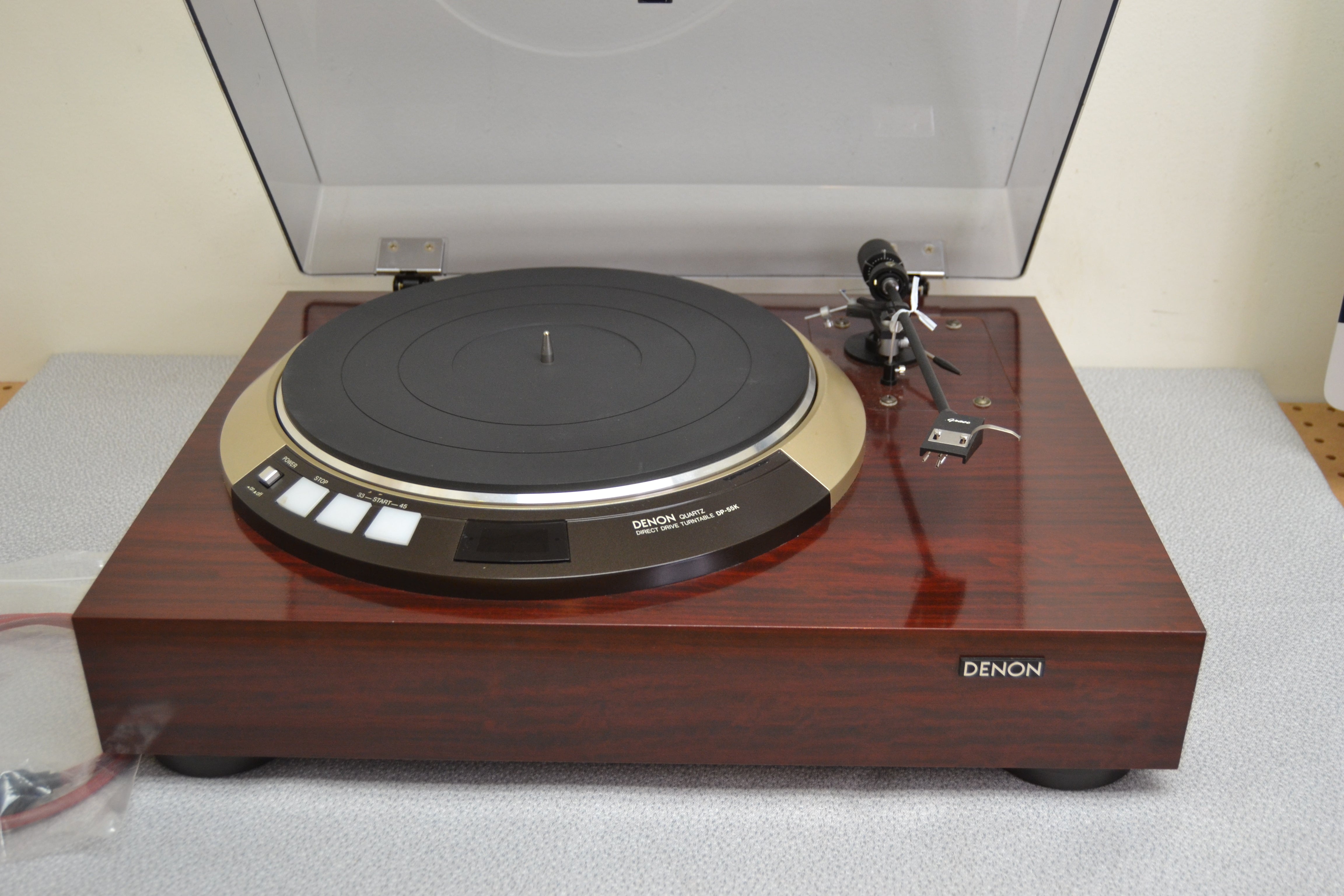 Denon DP-55K Servo-Controlled Direct Drive Turntable with Grace Tonearm