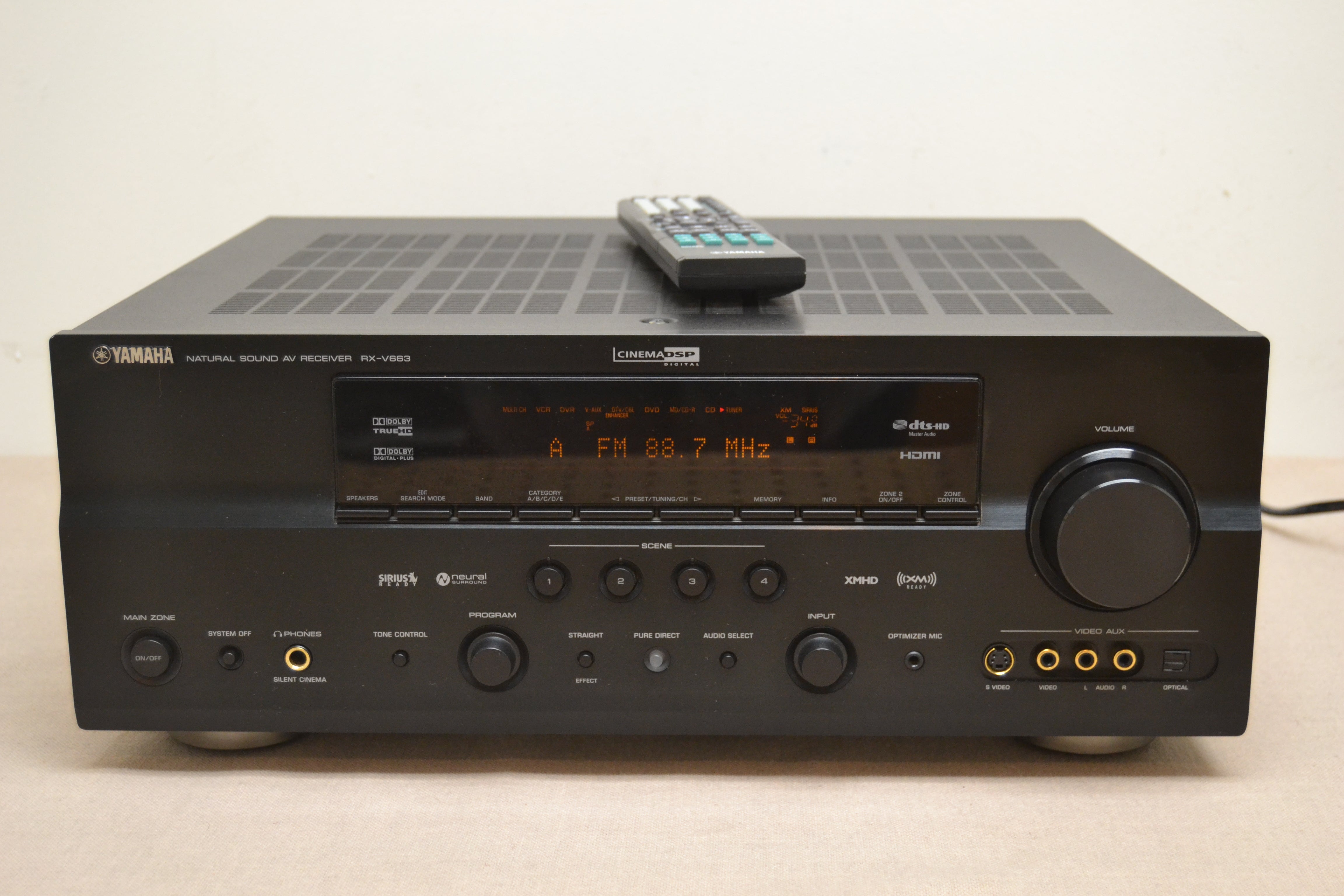 Yamaha RX-V663 AV Stereo Receiver * HDMI * Remote Control * – The