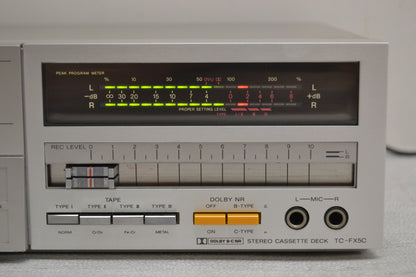 Sony TC-FX5C Stereo Cassette Deck * Fully Serviced * New Belts