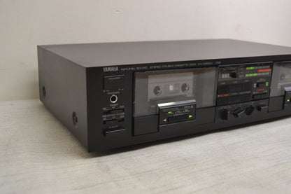 Yamaha KX-W500U Double Cassette Deck * Fully Serviced * New Belts