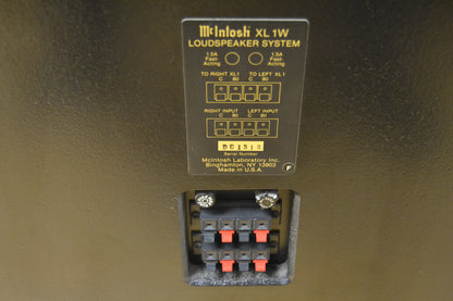 McIntosh XL-1 Speaker System & XL-1W Subwoofer * Manual
