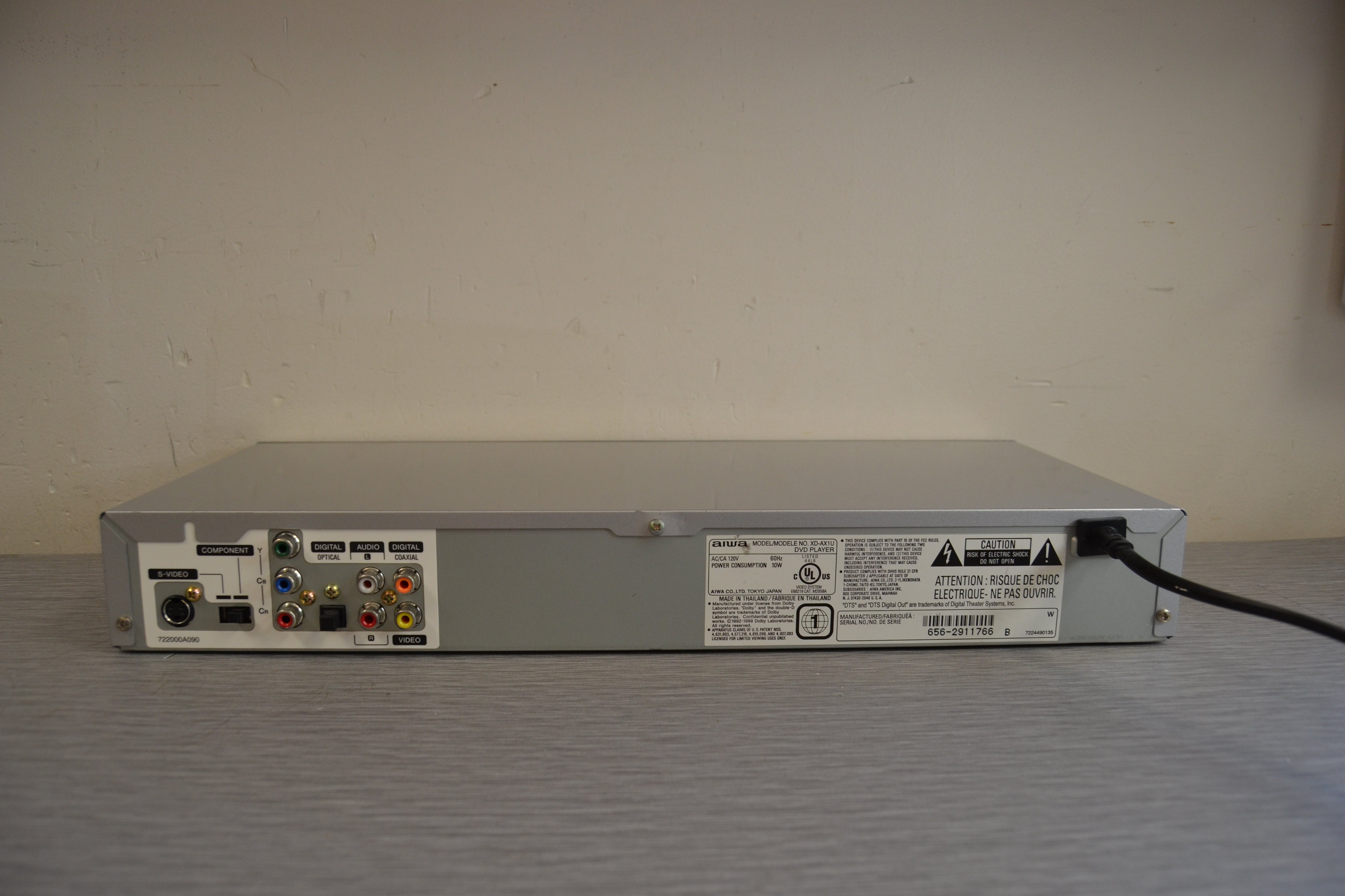 Aiwa XD-AX1 Single CD/DVD Player – The Turntable Store