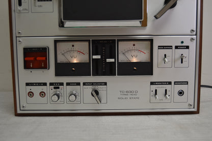 Sony TC-630D Reel to Reel Deck * Three Heads * Dust Cover * Fully Serviced