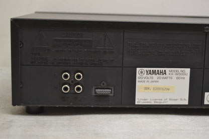 Yamaha KX-W500U Double Cassette Deck * Fully Serviced * New Belts