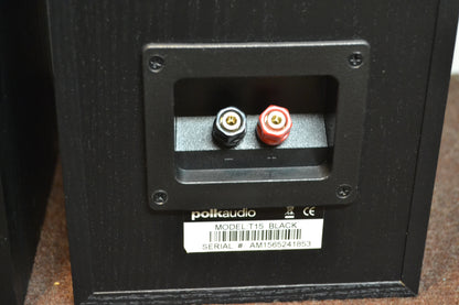Polk Audio T15 Bookshelf Speakers * Fully Serviced