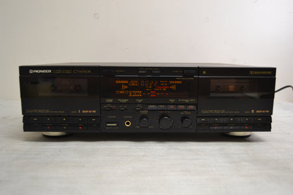 Pioneer CT-W910R Double Cassette Deck * Fully Serviced * New Belts