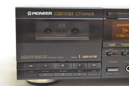 Pioneer CT-W910R Double Cassette Deck * Fully Serviced * New Belts