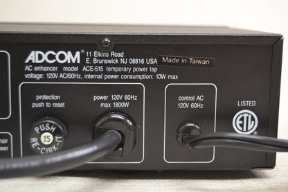 Adcom ACE-515 AC Enhancer (1989) * Fully Serviced to Factory Specs