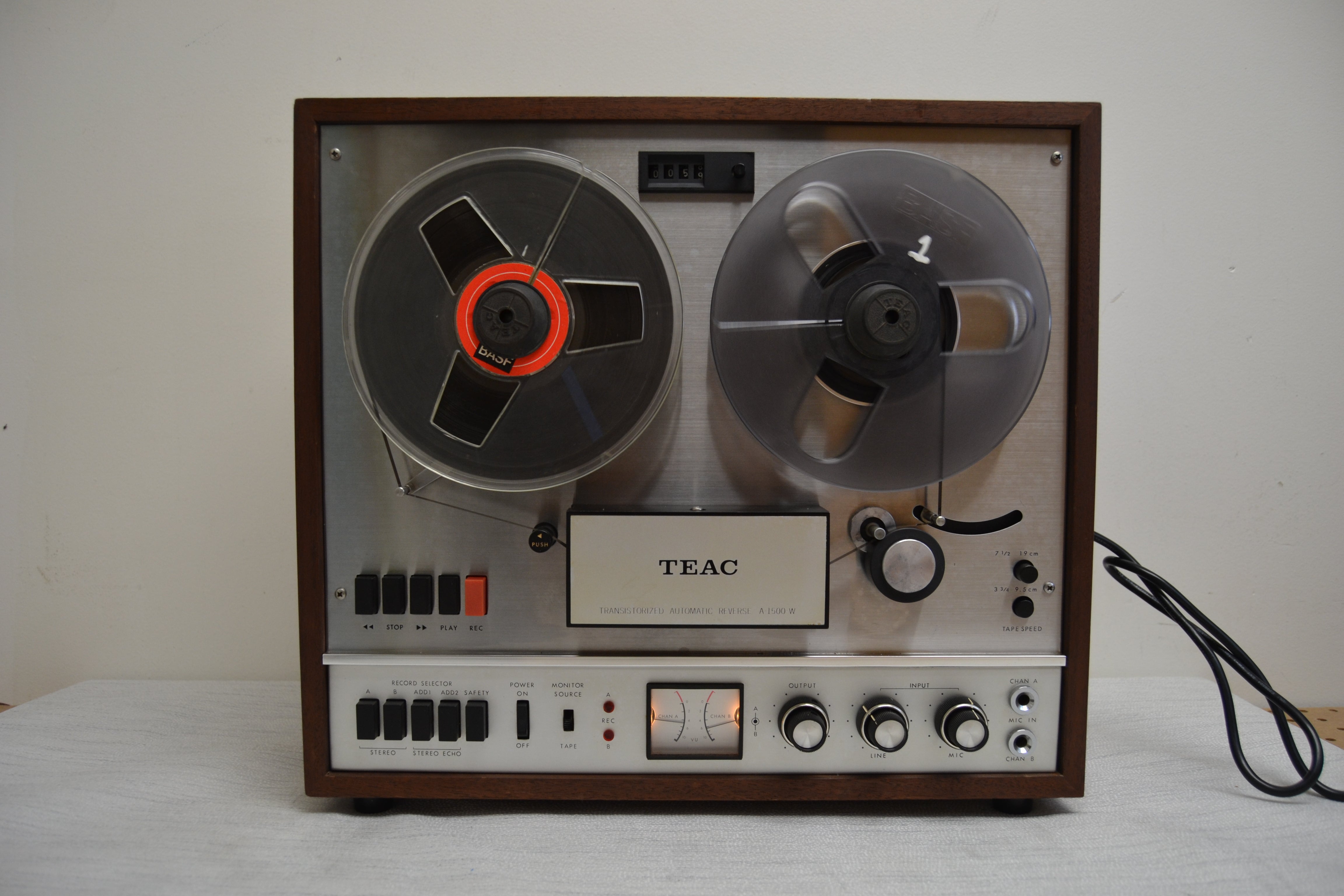 TEAC A-1500 Reel to Reel Deck * Fully Serviced