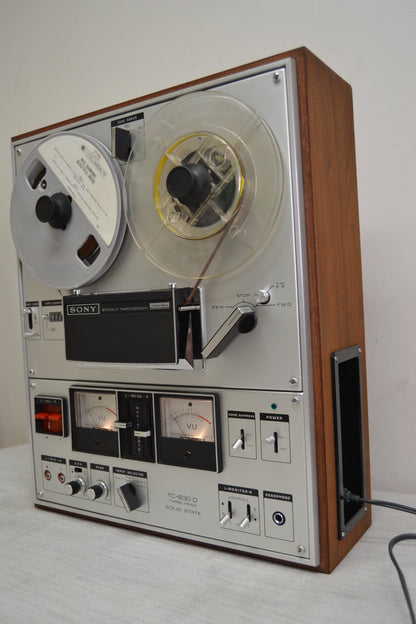 Sony TC-630D Reel to Reel Deck * Three Heads * Dust Cover * Fully Serviced