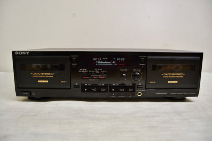 Sony TC-WR635S Double Cassette Deck * Fully Serviced with New Belts