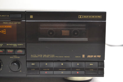 Pioneer CT-W910R Double Cassette Deck * Fully Serviced * New Belts