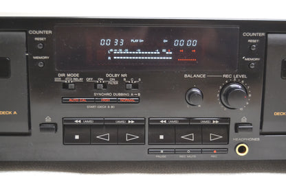 Sony TC-WR635S Double Cassette Deck * Fully Serviced with New Belts