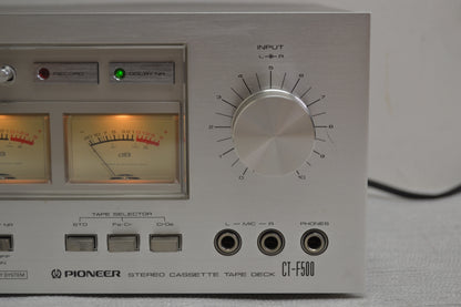 Pioneer CT-F500 Stereo cassette Deck * Fully Serviced * New Belts