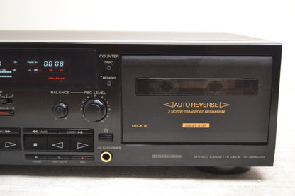 Sony TC-WR635S Double Cassette Deck * Fully Serviced with New Belts