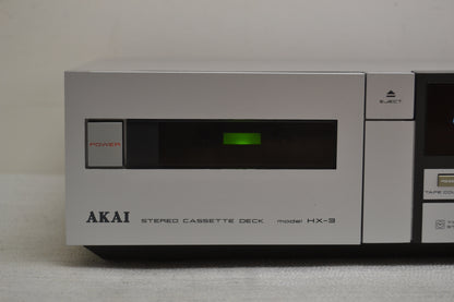 Akai HX-3 Single Cassette Deck * Fully Serviced * New Belts