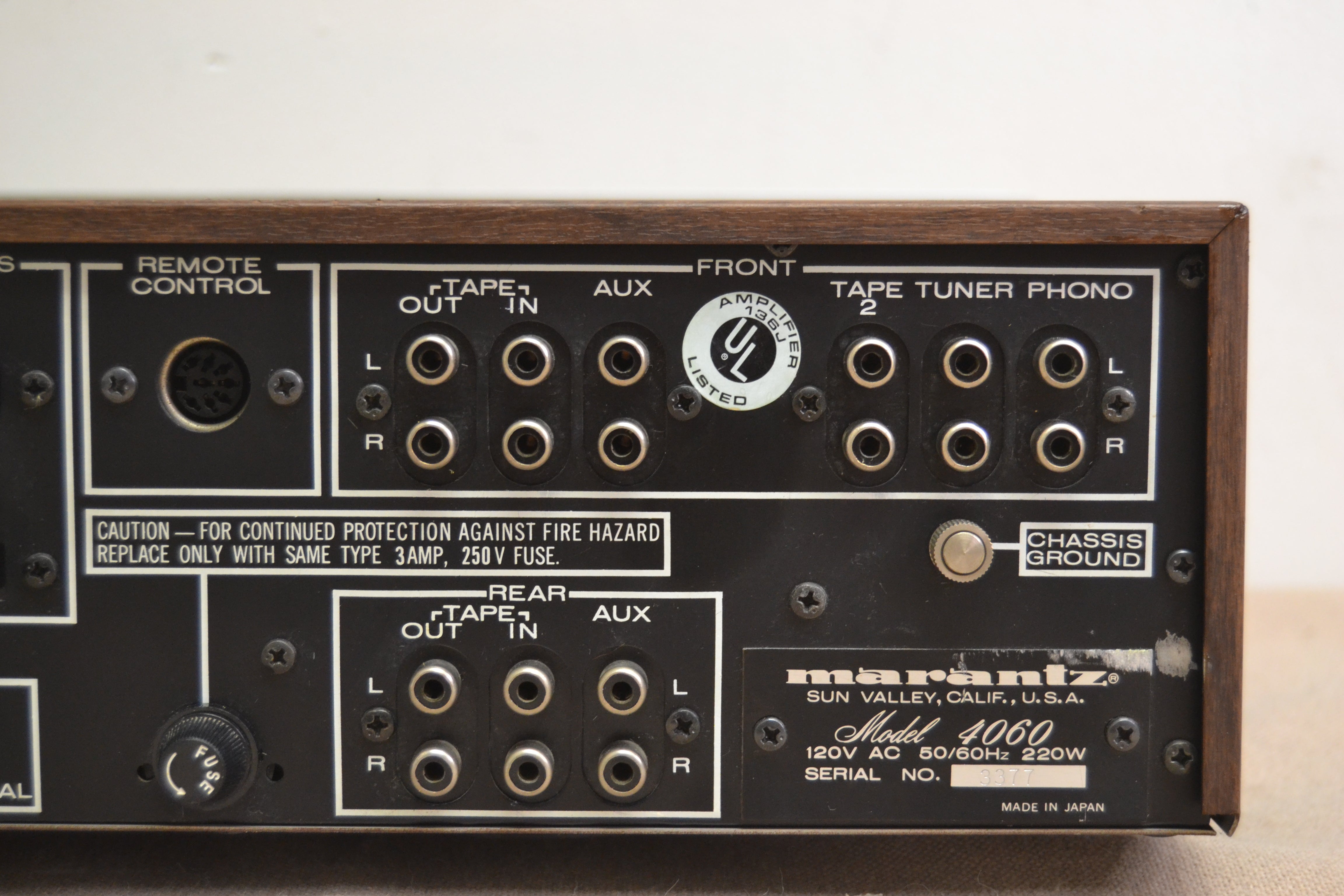 Marantz 4060 Stereo Quad Integrated Amplifier – The Turntable Store
