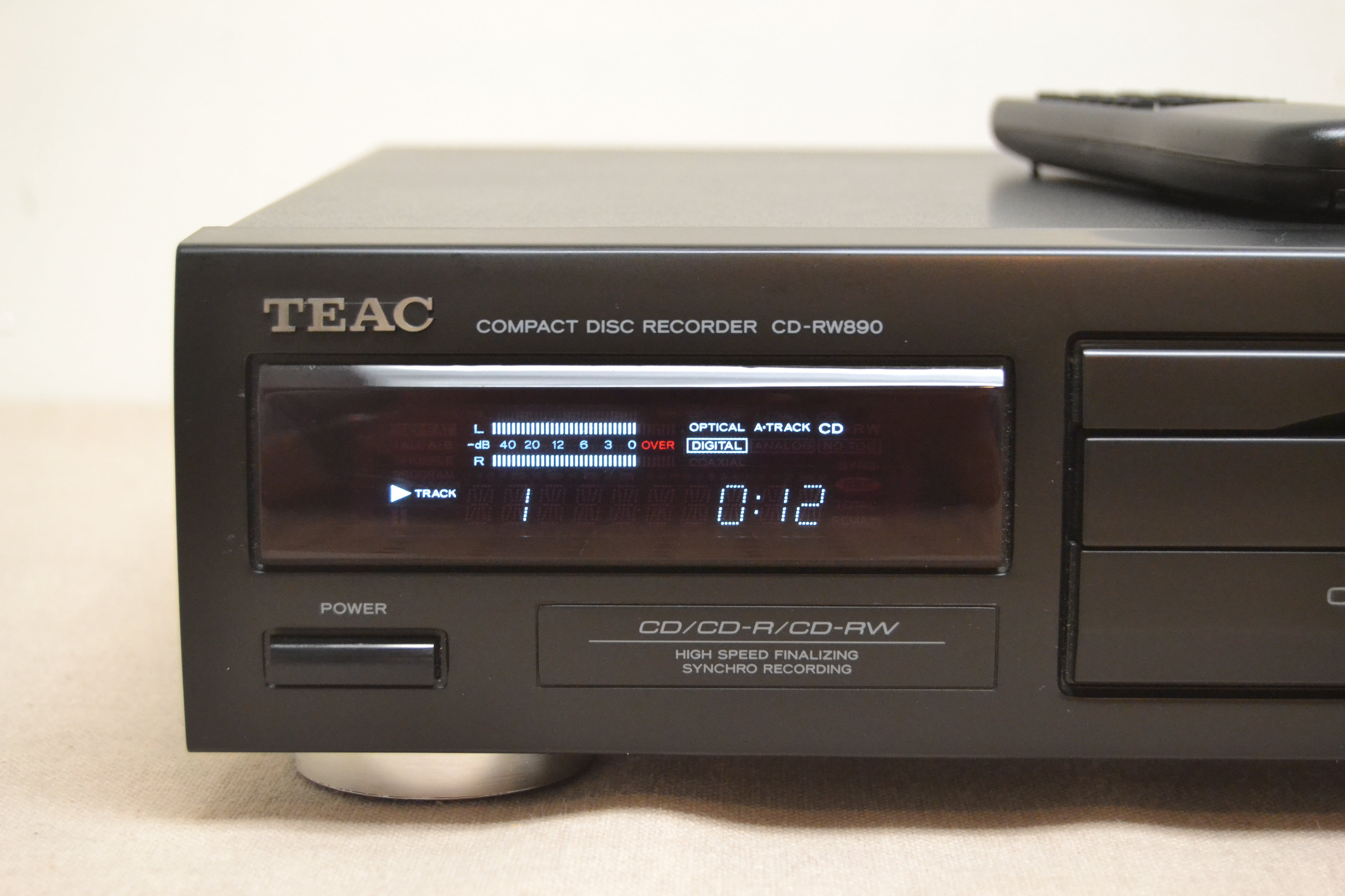 Teac CD-RW890 Cd Player & Recorder * Remote – The Turntable Store