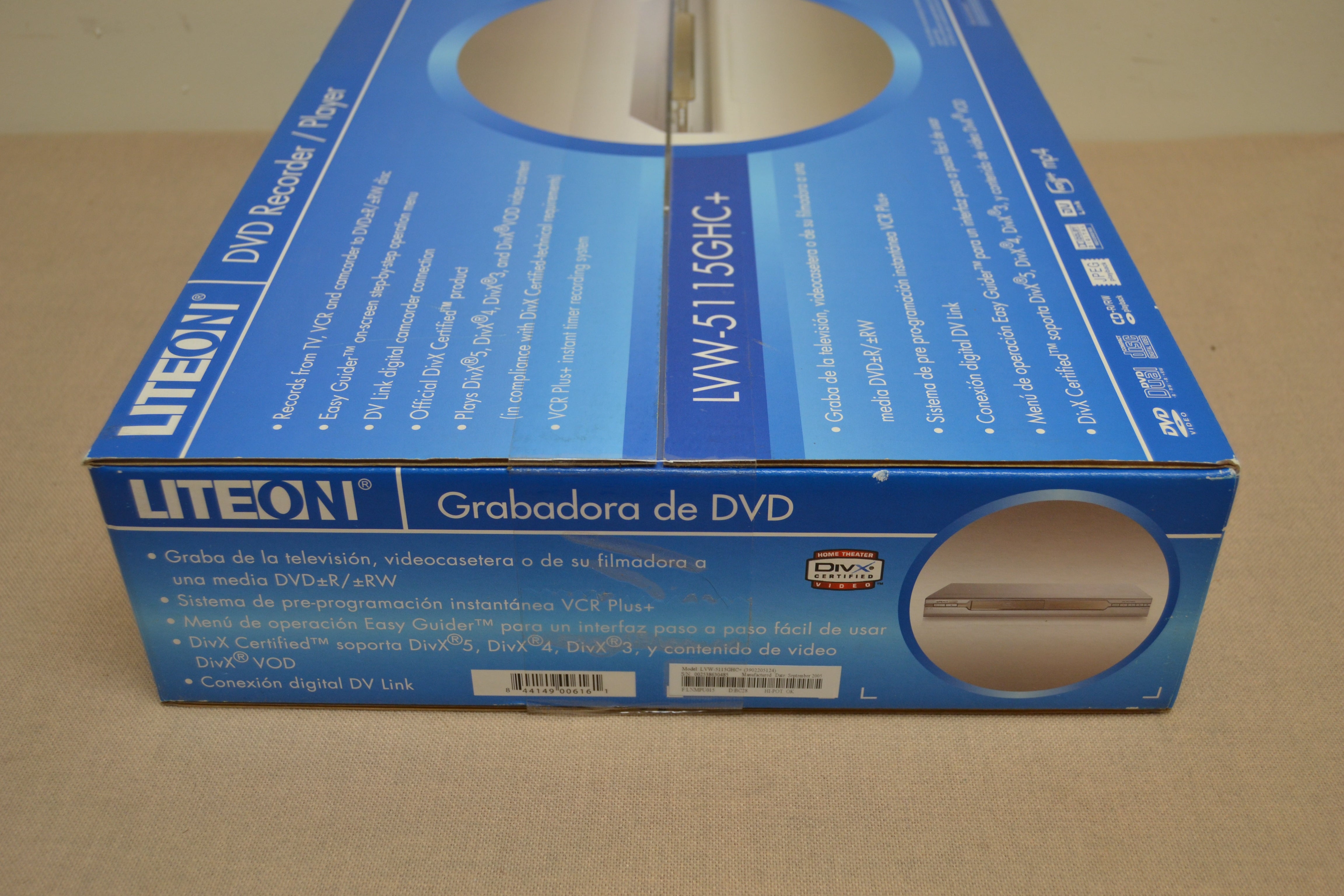 LITE-ON DVD Recorder LVW-5115GHC+ * 2007 NEW OLD STOCK * Sealed Box