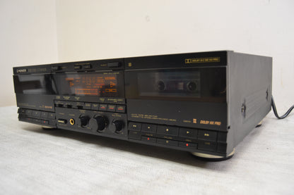 Pioneer CT-W910R Double Cassette Deck * Fully Serviced * New Belts