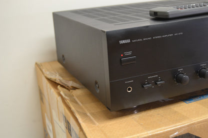 Yamaha AX-470 Stereo Integrated Amplifier * 65W RMS * Remote * Box * Fully Serviced