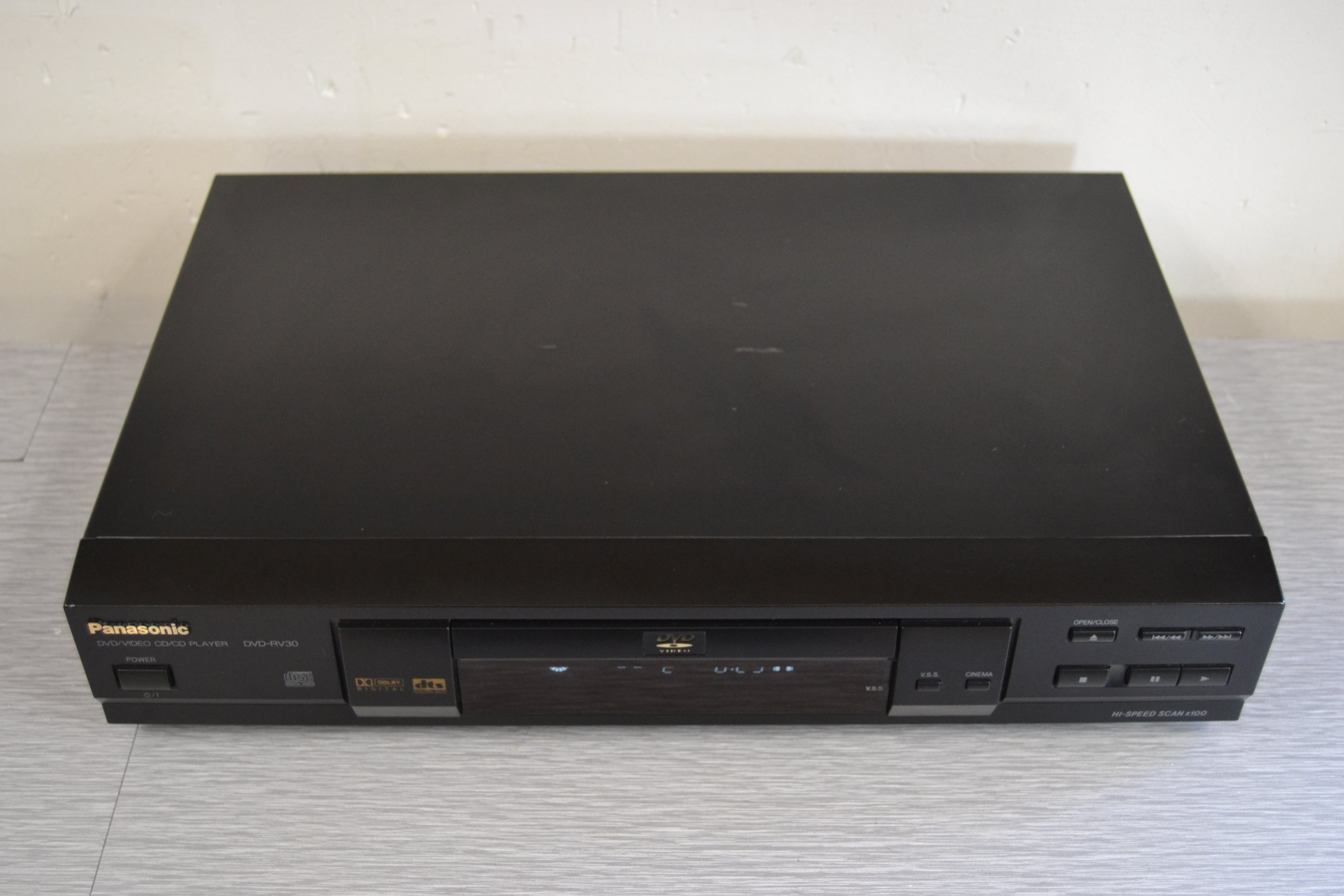 Panasonic DVD-RV30 Single CD/DVD Player – The Turntable Store