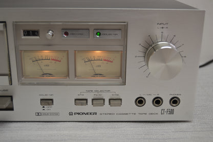 Pioneer CT-F500 Stereo cassette Deck * Fully Serviced * New Belts