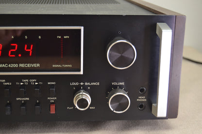 McIntosh MAC4200 Stereo Receiver * 75W RMS * Recapped and Rebuilt * 1986
