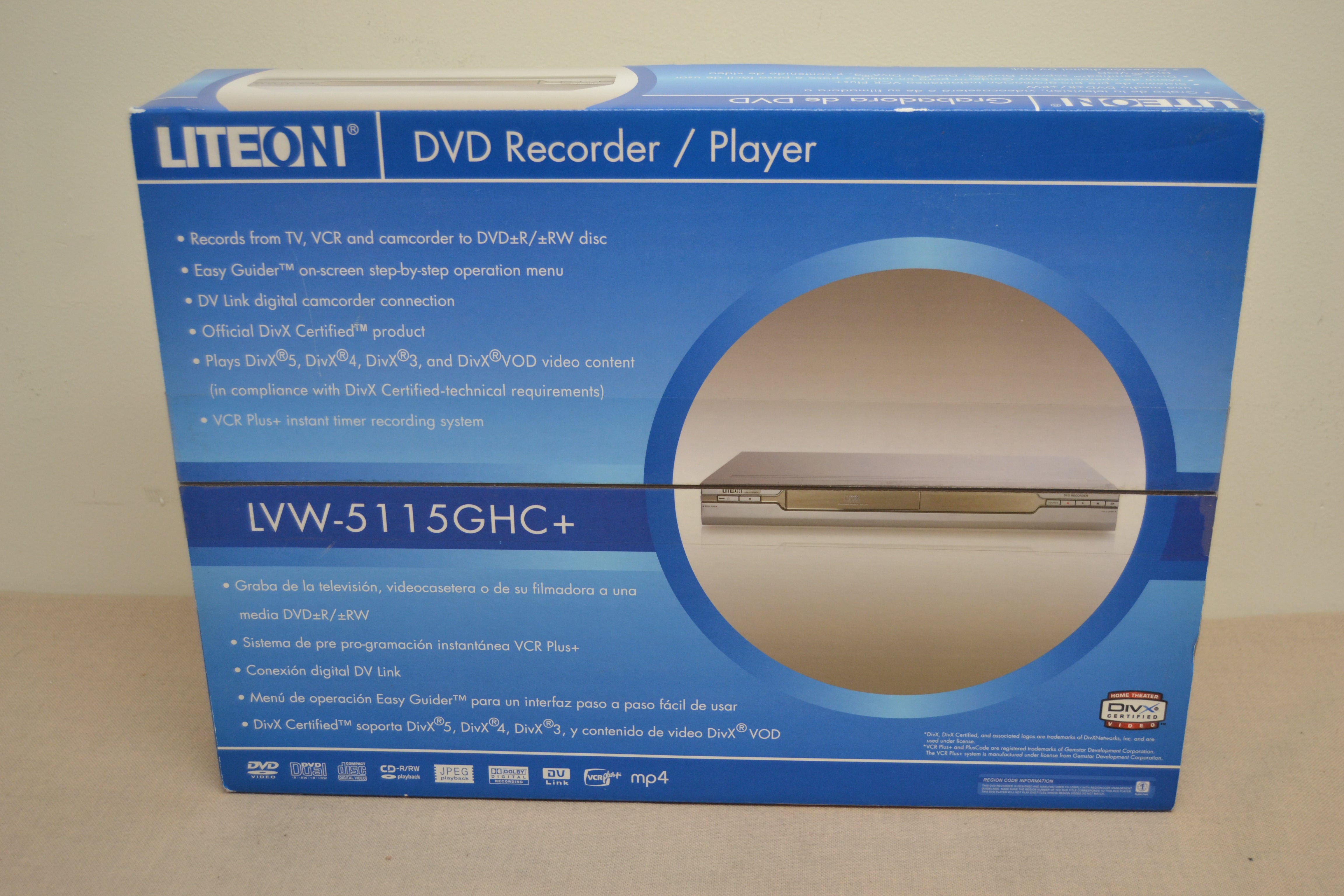 LITE-ON DVD Recorder LVW-5115GHC+ * 2007 NEW OLD STOCK * Sealed Box