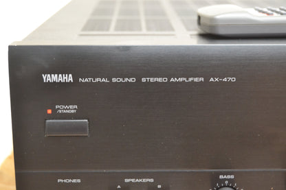 Yamaha AX-470 Stereo Integrated Amplifier * 65W RMS * Remote * Box * Fully Serviced