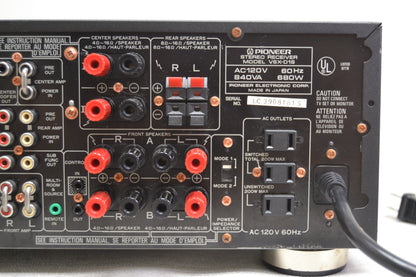 Pioneer VSX-D1S Stereo Receiver * 130W RMS * Fully Serviced * No Store Shipping